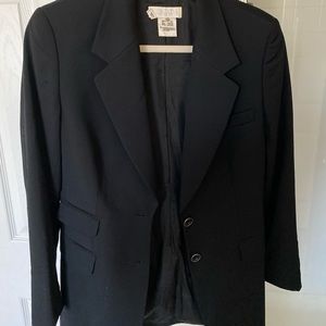 Vintage Escada Wool Women’s Blazer Black Size 30